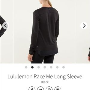 Lululemon long sleeve size 6